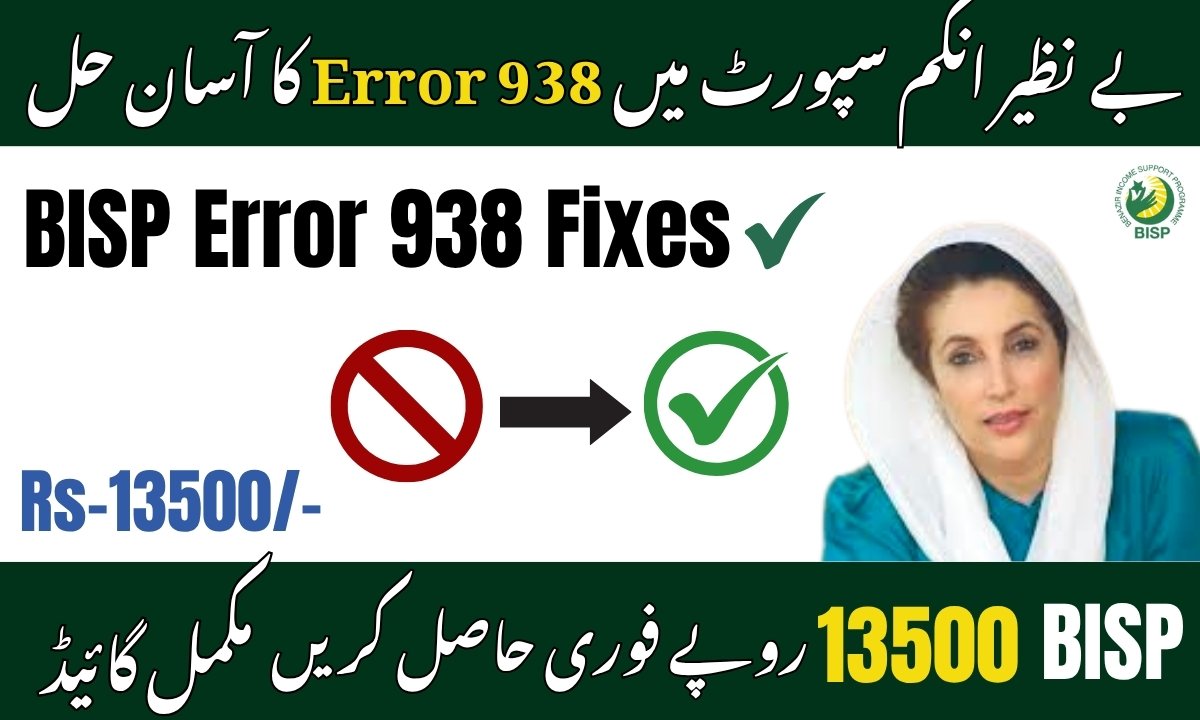 Error 938 in BISP Payment
